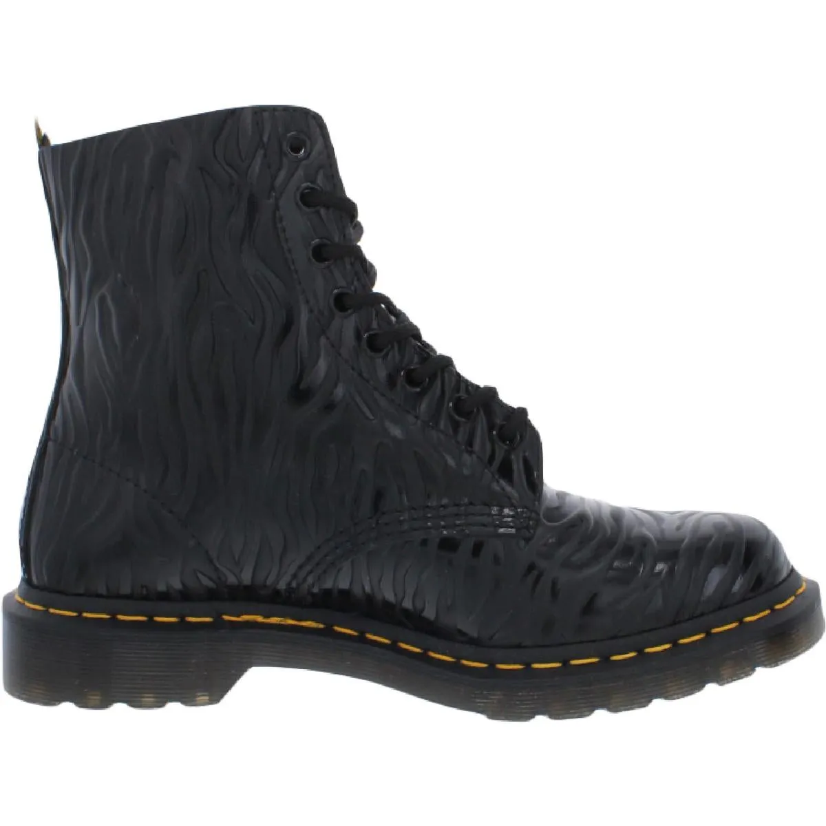 1460 Pascal Womens Leather Embossed Combat & Lace-up Boots