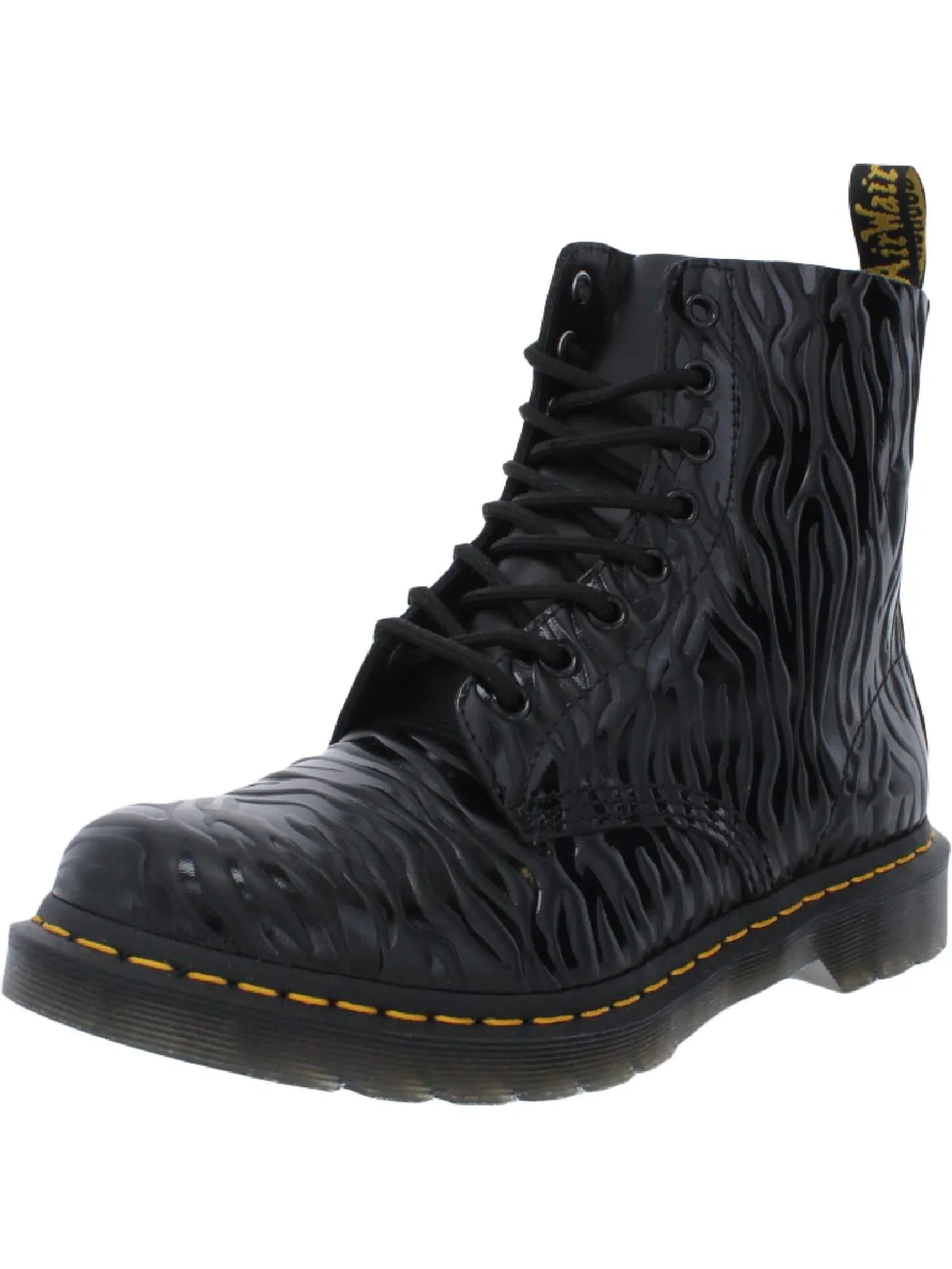 1460 Pascal Womens Leather Embossed Combat & Lace-up Boots