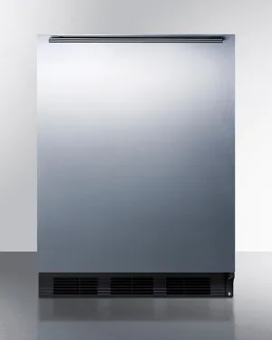 Accucold 24" Wide All-Refrigerator, ADA Compliant Stainless Steel Door