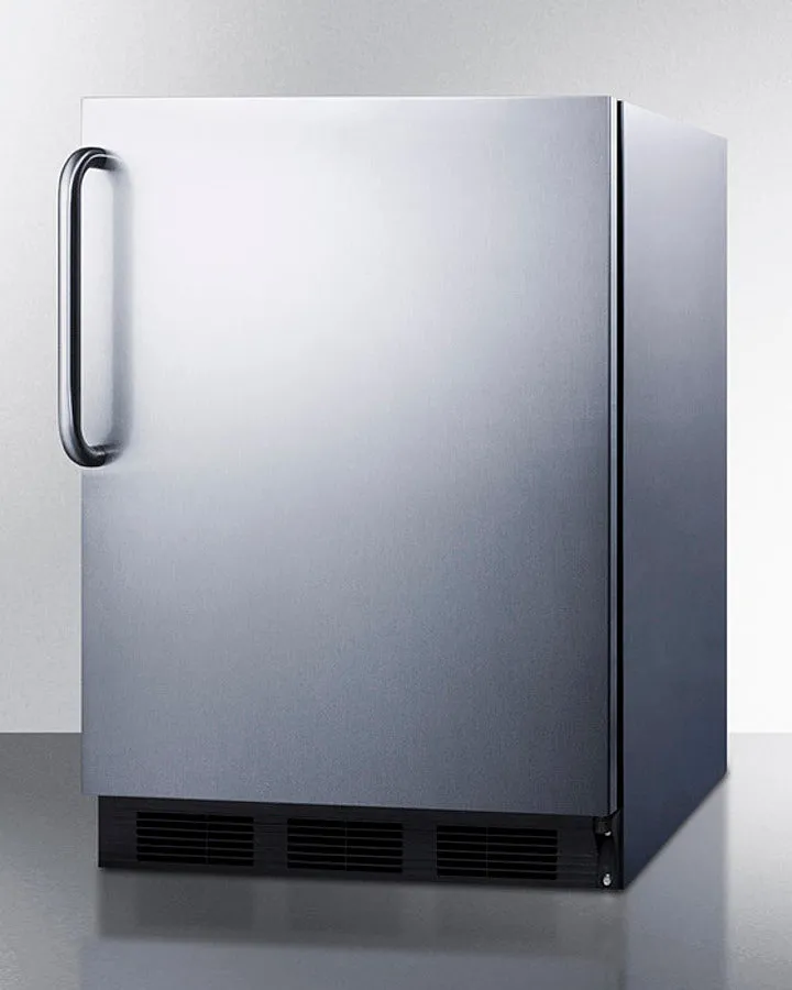 Accucold 24" Wide All-Refrigerator, ADA Compliant Stainless Steel