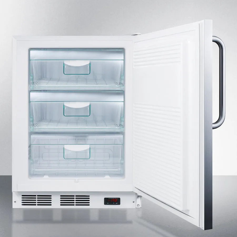 Accucold 24" Wide Built-In All-Freezer, ADA Compliant