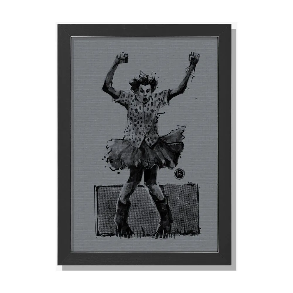 Ace Ventura Dancing Artistic Framed Print