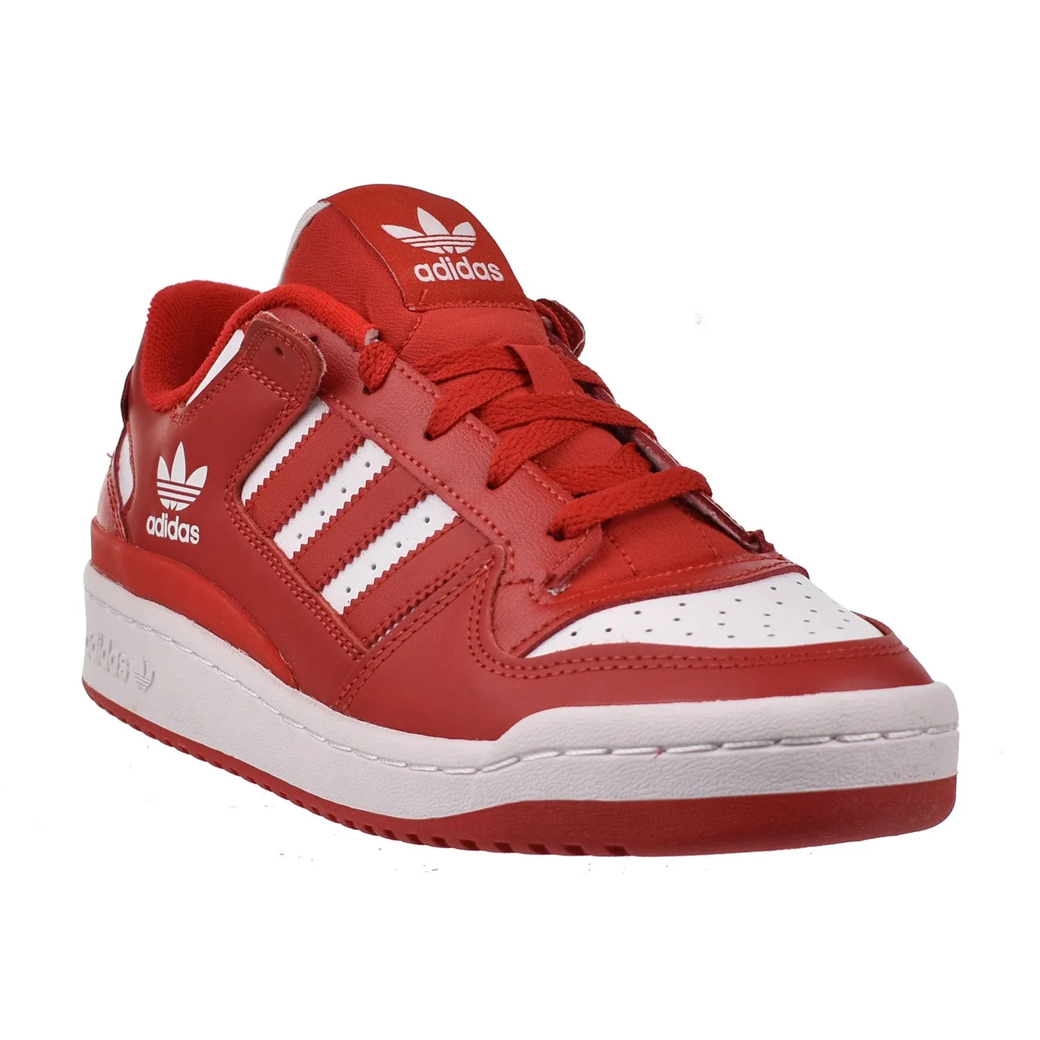 Adidas Forum Low CL Men's Shoes Scarlet-White