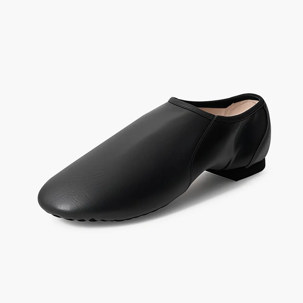 Adult  Slip On PU Leather Jazz Shoes