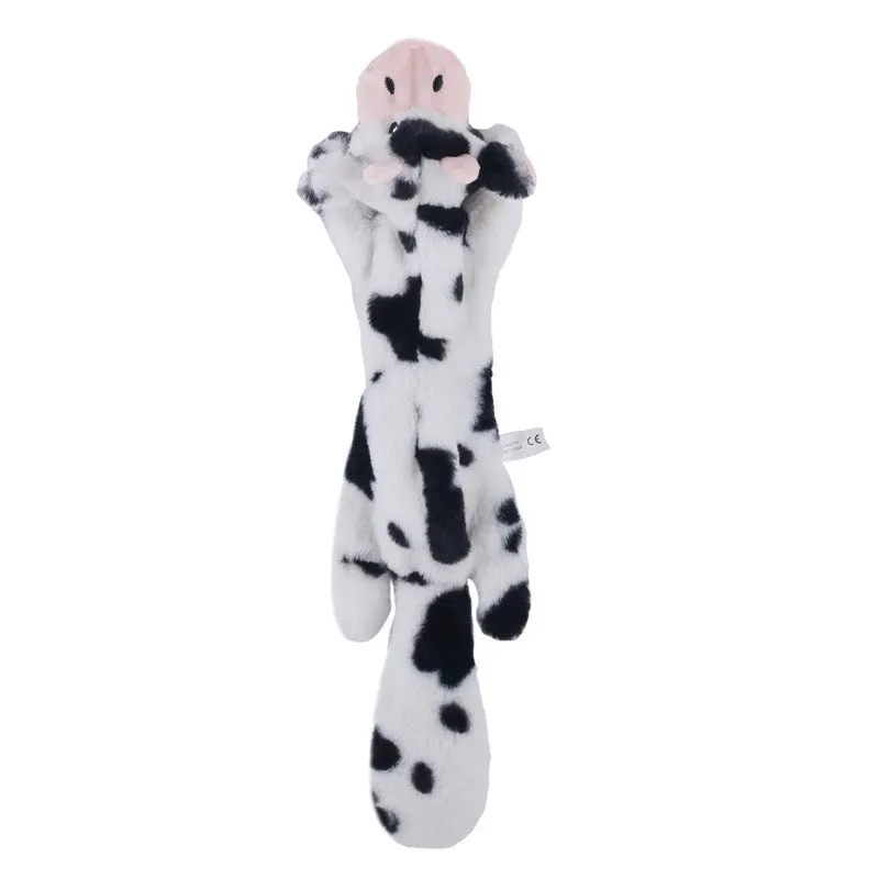 Animal Themed No Stuffing Dog Toy with Squeakers