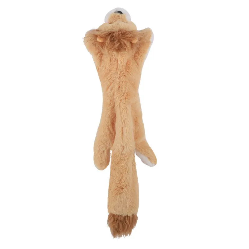 Animal Themed No Stuffing Dog Toy with Squeakers