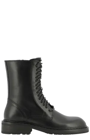 Ann Demeulemeester Danny Lace-Up Combat Boots