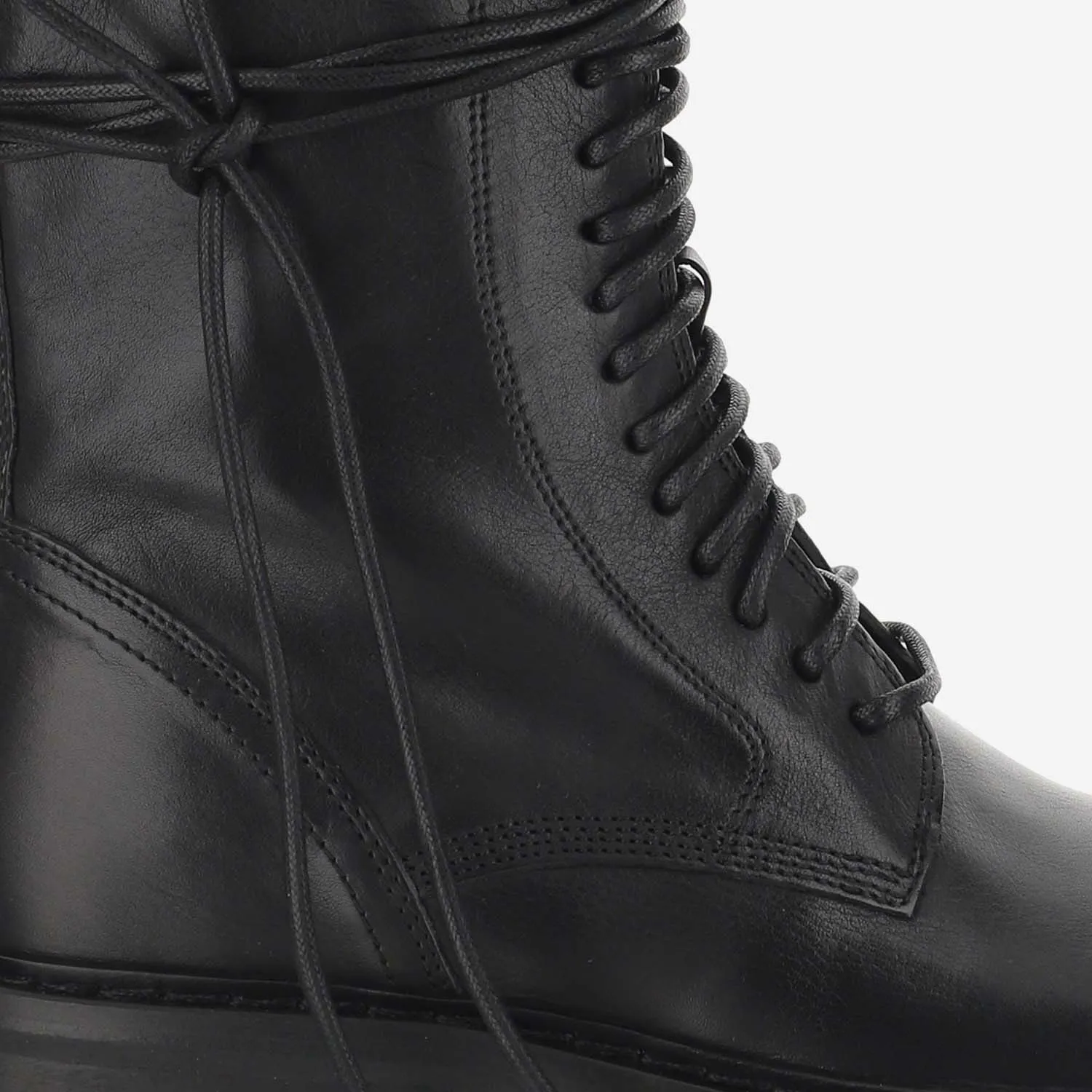 Ann Demeulemeester Santiago Lace-Up Combat Boots