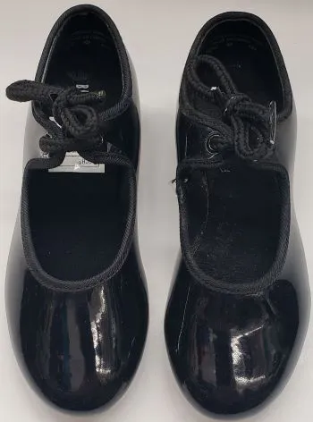 Annie Tyette Jr. -- Children's Tap Shoe -- Black Patent