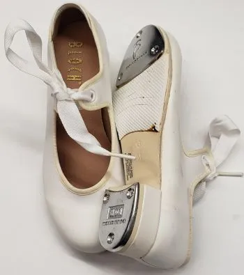 Annie Tyette Jr. -- Children's Tap Shoe -- White