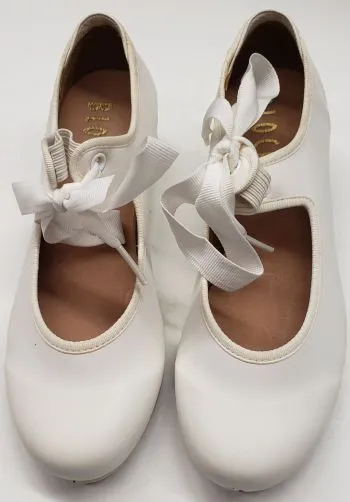 Annie Tyette Jr. -- Children's Tap Shoe -- White