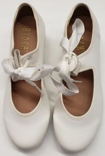 Annie Tyette Jr. -- Children's Tap Shoe -- White