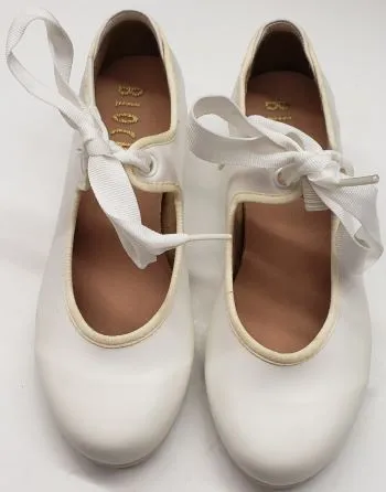 Annie Tyette Jr. -- Children's Tap Shoe -- White