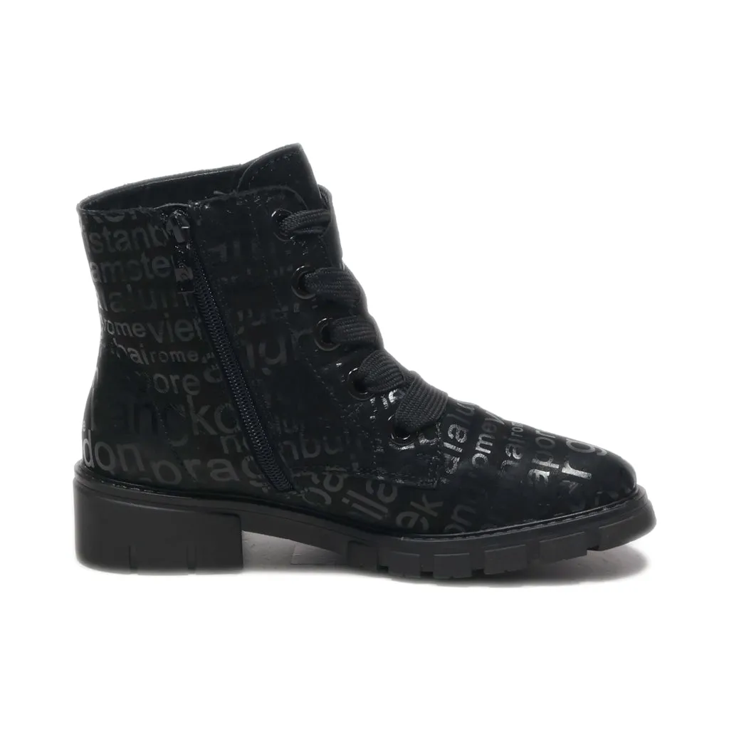 Ara Ankle Boots Leather Black Colour For Women