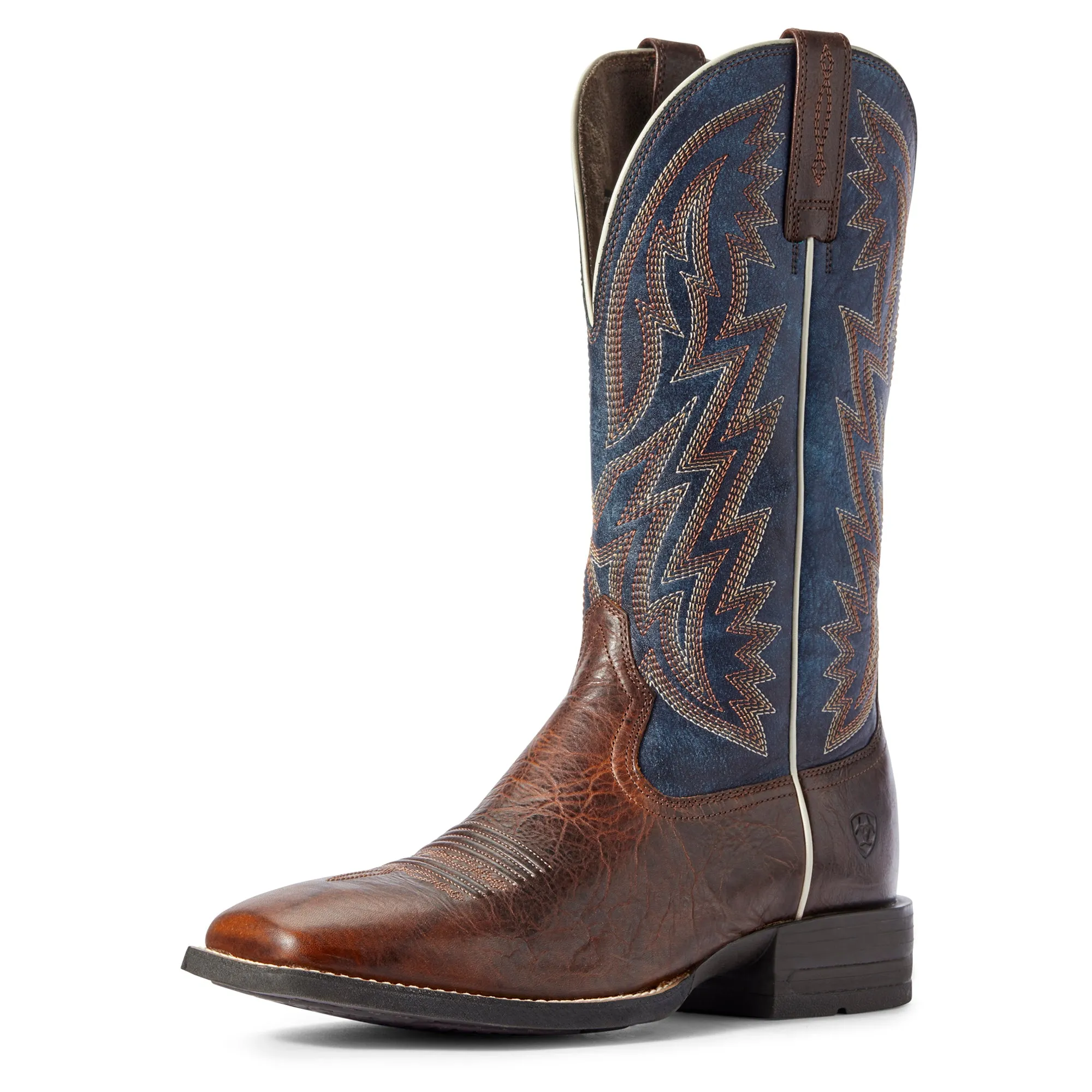 'Ariat' Men's 13" Dynamic Western - Brown Patina / Blue Dusk