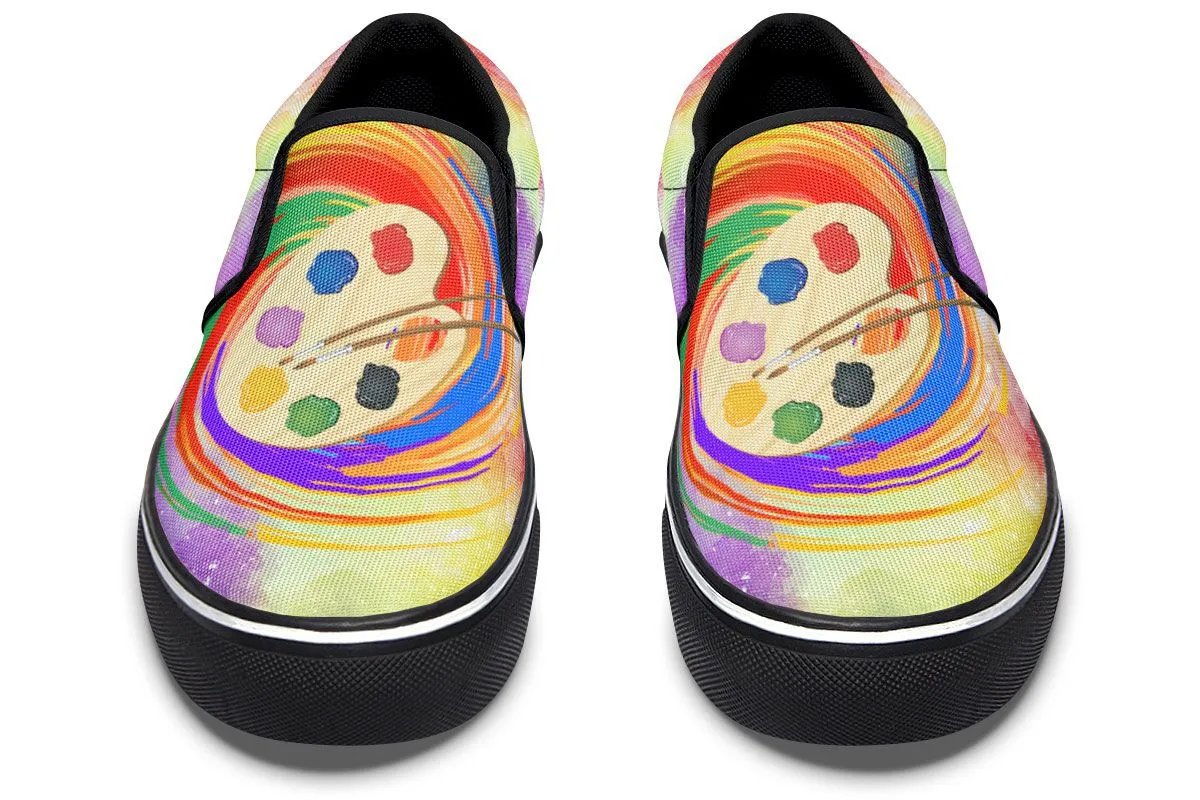 Artist Palette Slip-On Shoes