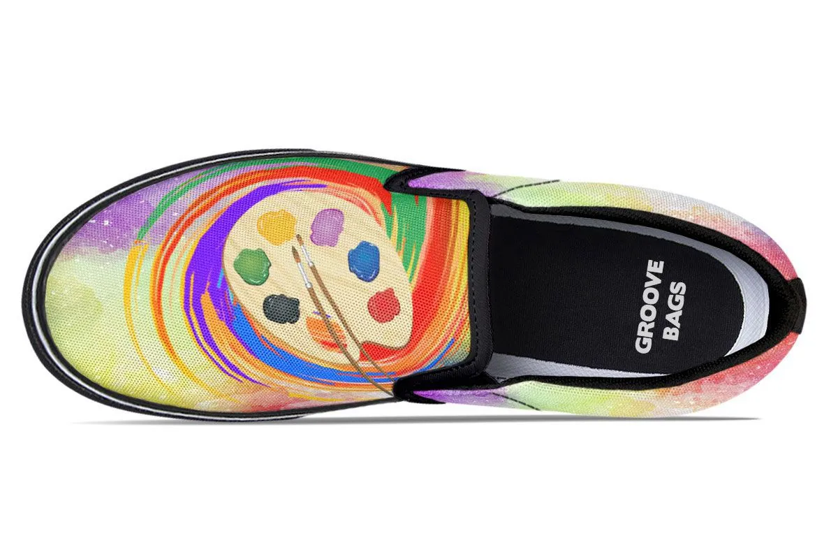 Artist Palette Slip-On Shoes