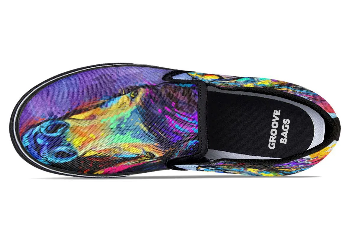 Artistic Horse Slip-On Shoes