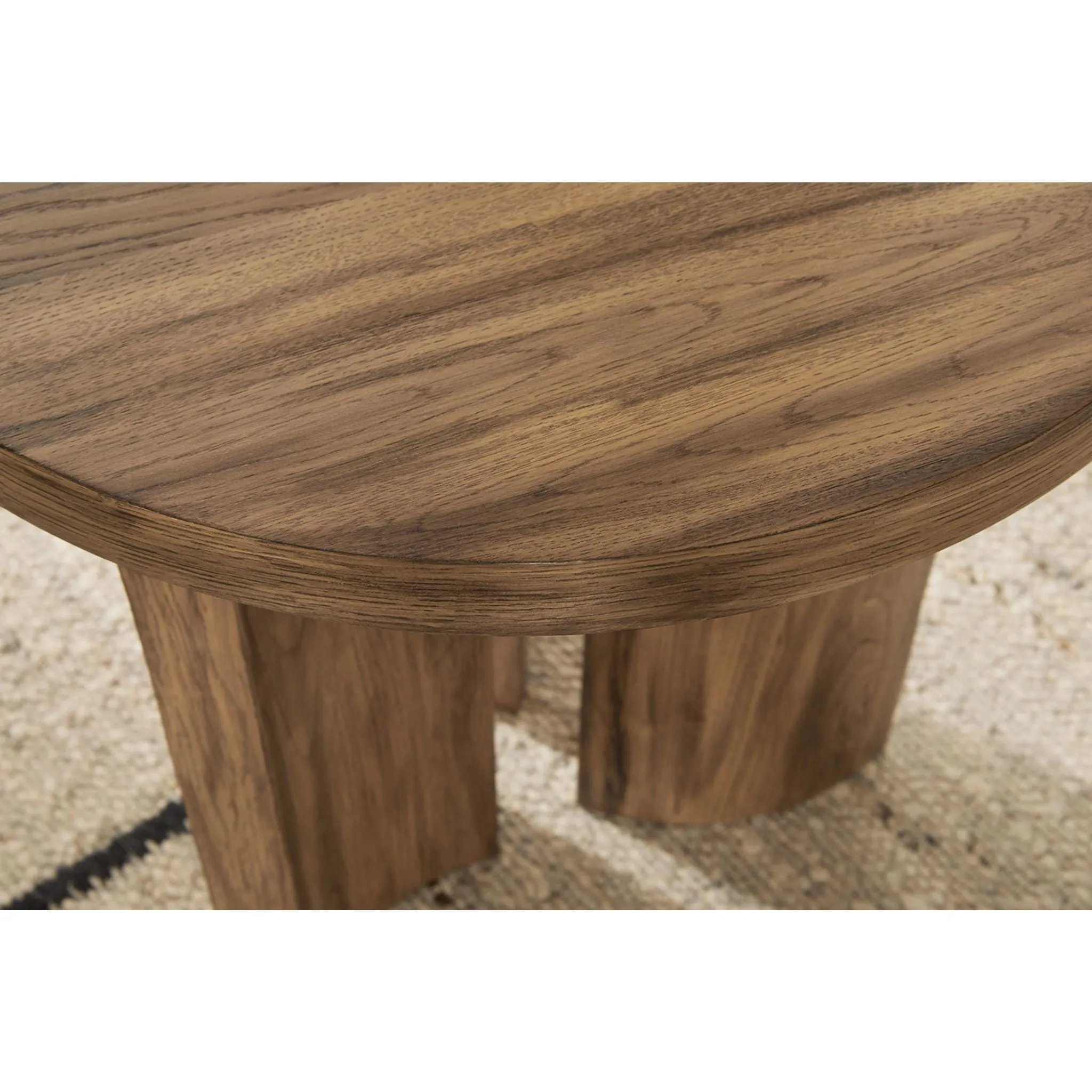 Austanny End Table - Warm Brown