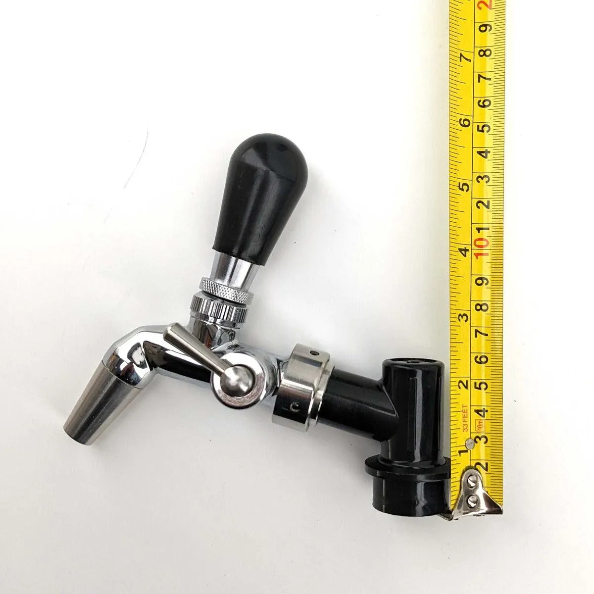 Ball Lock Disconnect (Black/Liquid) - With Integrated Tap Shank & Collar