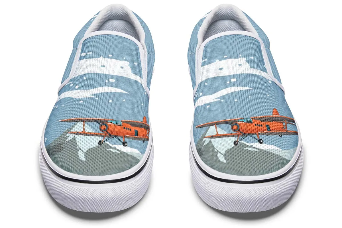 Bi Plane Pilot Slip-On Shoes