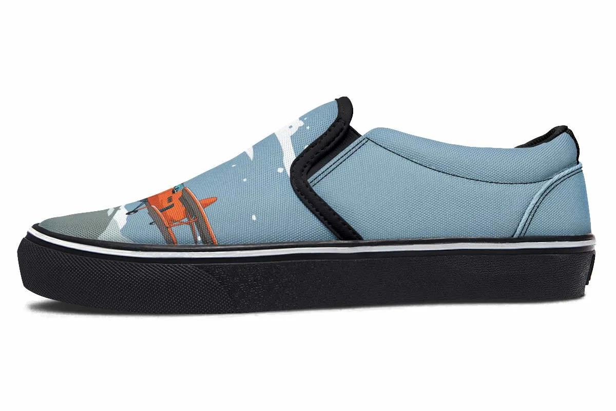 Bi Plane Pilot Slip-On Shoes