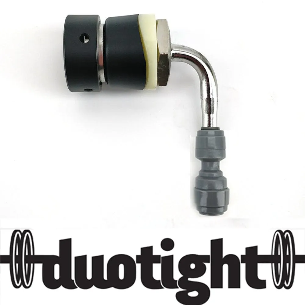 Black Short Shank - Stainless Steel (6.5mm1/4'' Tail suits Duotight -6.5mm 1/4' Reducer)