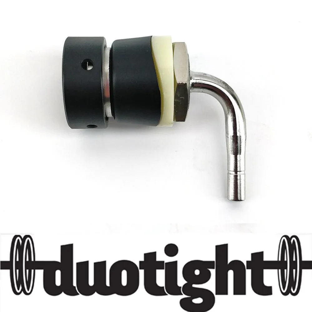 Black Short Shank - Stainless Steel (6.5mm1/4'' Tail suits Duotight -6.5mm 1/4' Reducer)