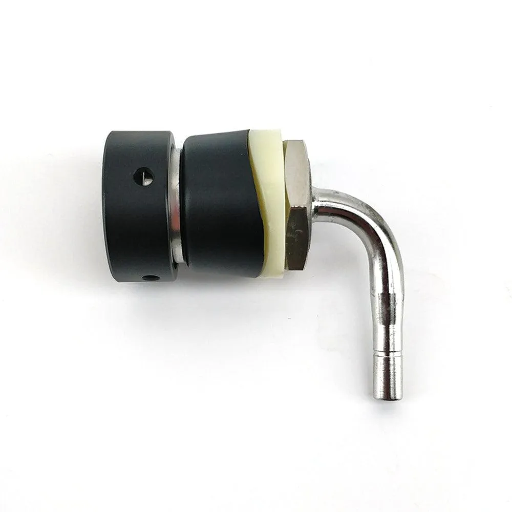 Black Short Shank - Stainless Steel (6.5mm1/4'' Tail suits Duotight -6.5mm 1/4' Reducer)