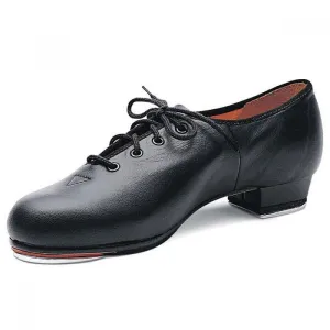 Bloch 301 Black Synthetic Leather Jazz Tap Shoes