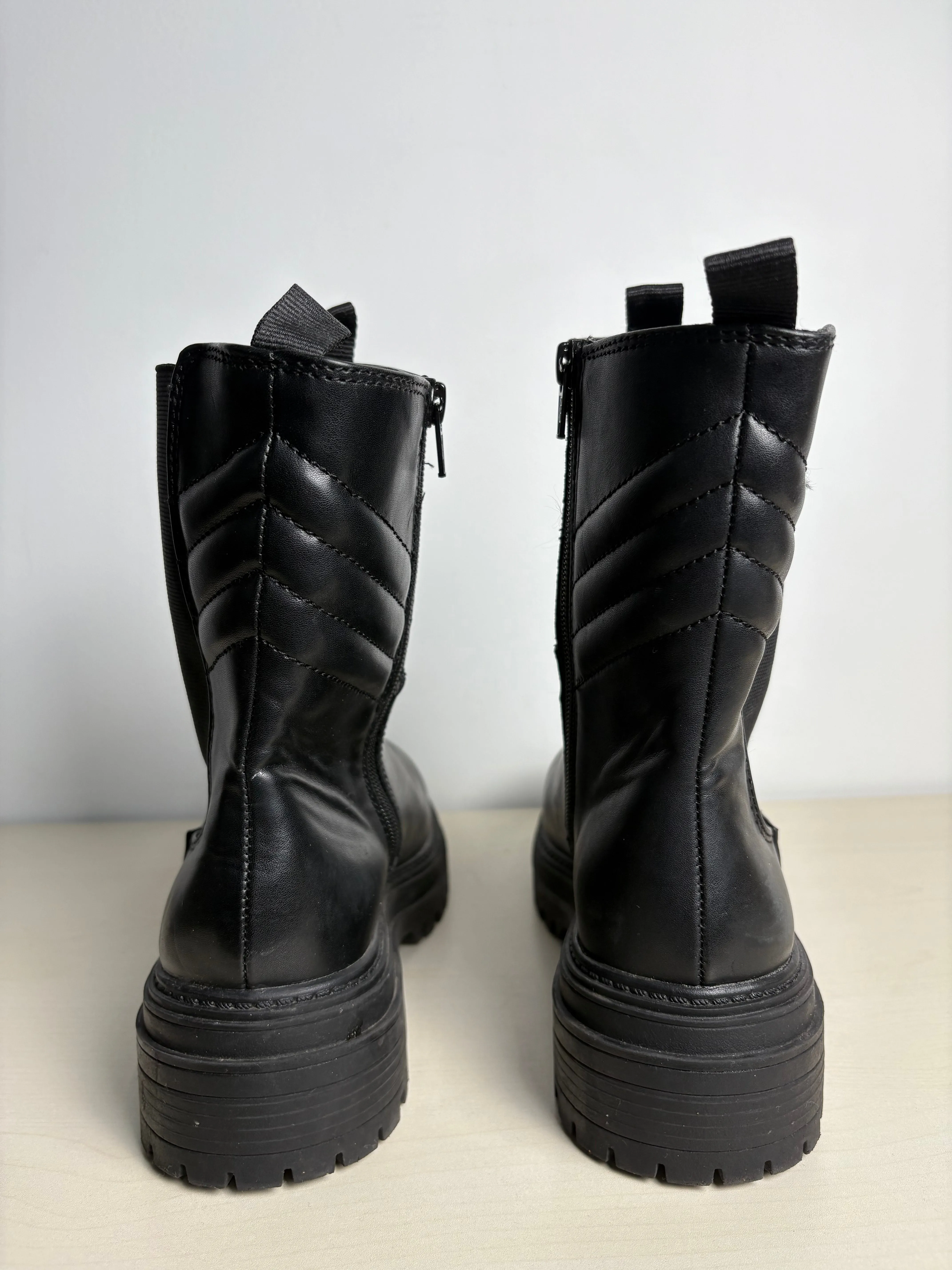 Boots Combat By A New Day In Black, Size: 9