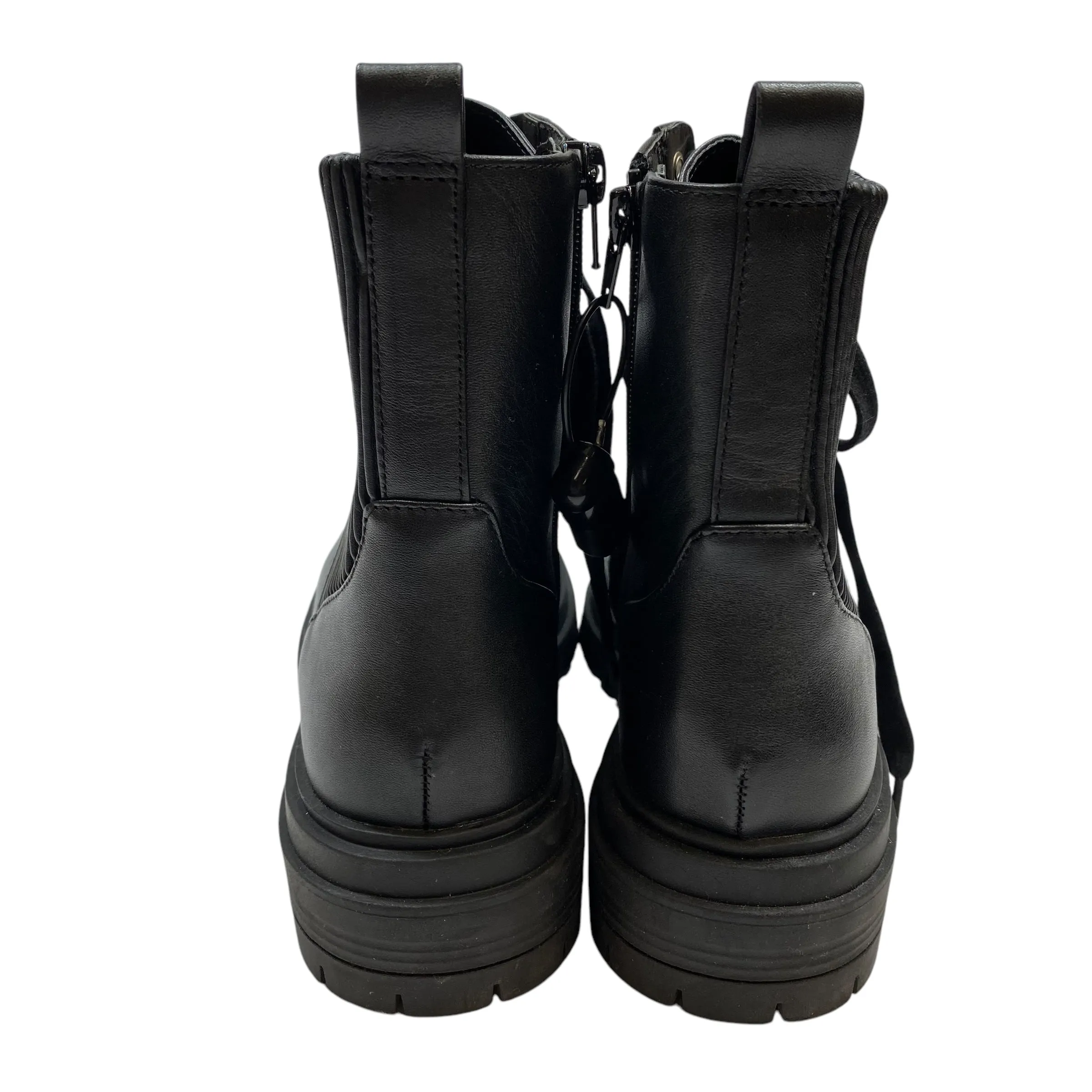 Boots Combat By Chelsea And Violet In Black, Size: 7.5