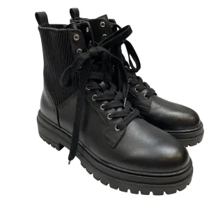 Boots Combat By Chelsea And Violet In Black, Size: 7.5