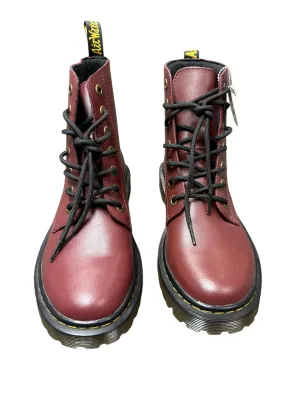 Boots Combat By Dr Martens In Red, Size: 9