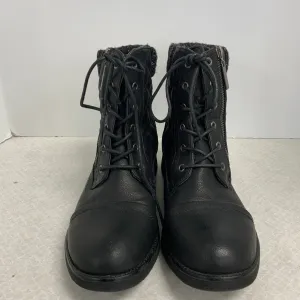 Boots Combat By STQ In Black, Size: 9