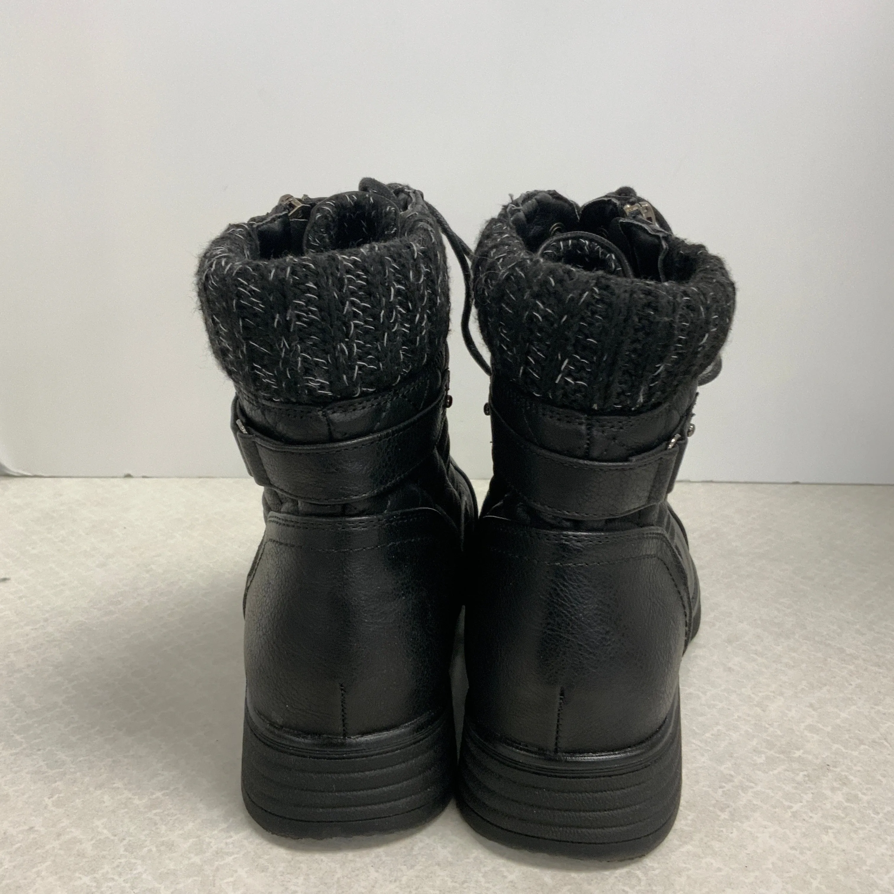 Boots Combat By STQ In Black, Size: 9