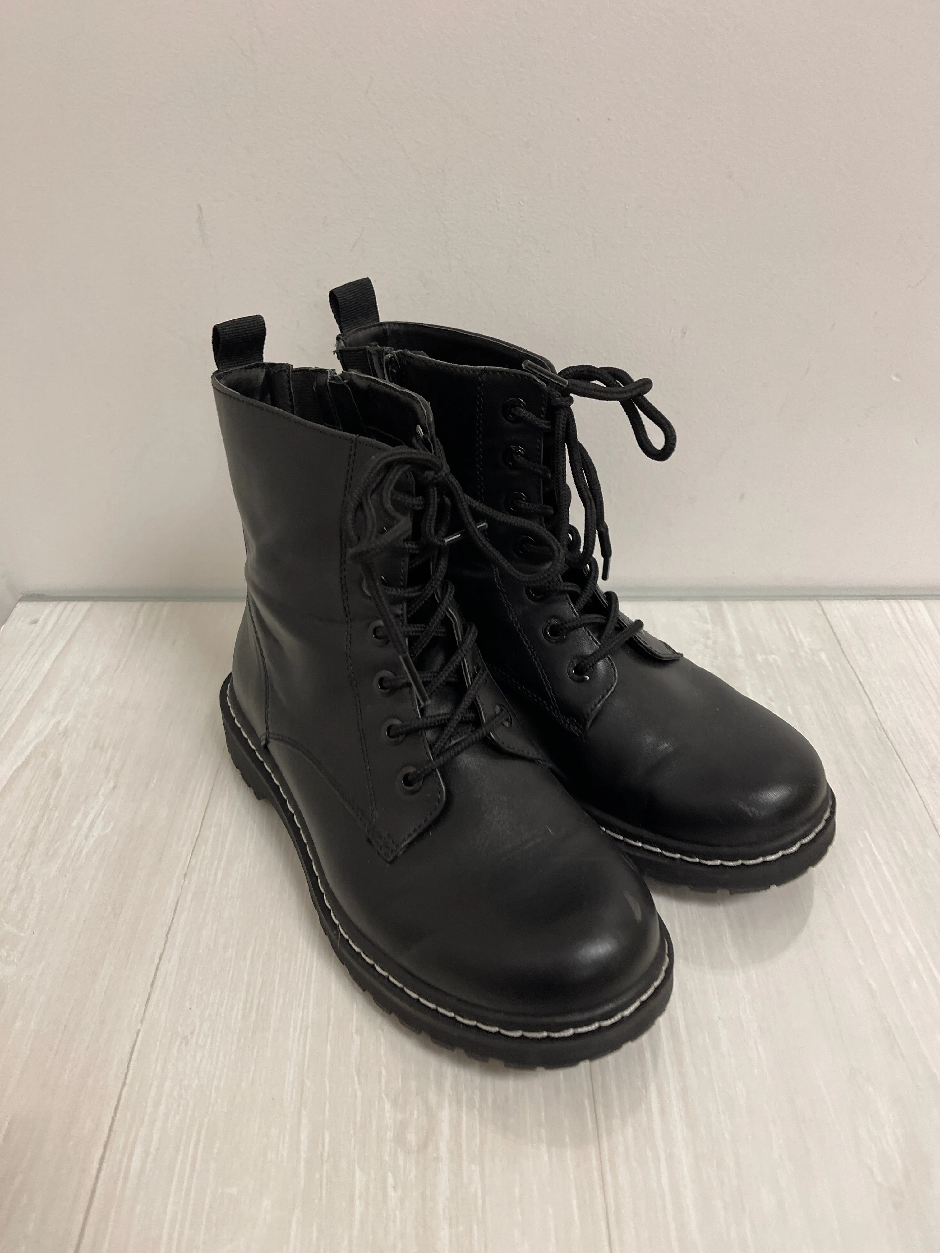 Boots Combat By Torrid In Black, Size: 8.5