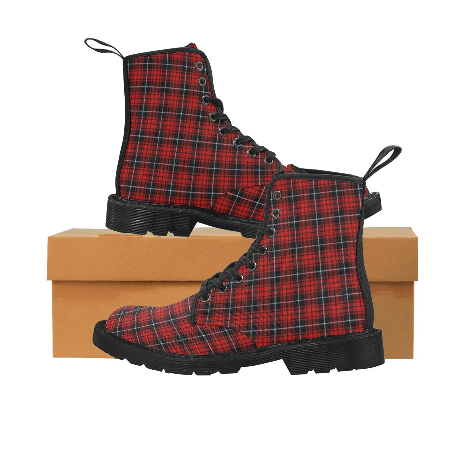 Brick Red Martin Boots for Women