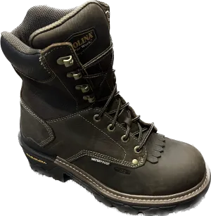 Carolina Men's 8" Waterproof Composite Toe Logger Boots CA7837