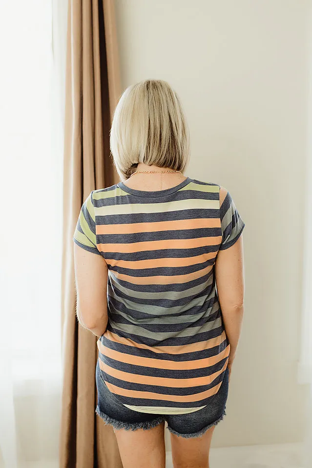 Casual Multi Stripe