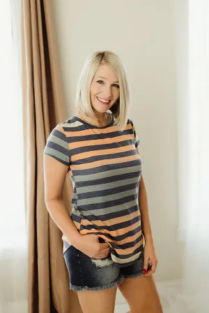 Casual Multi Stripe