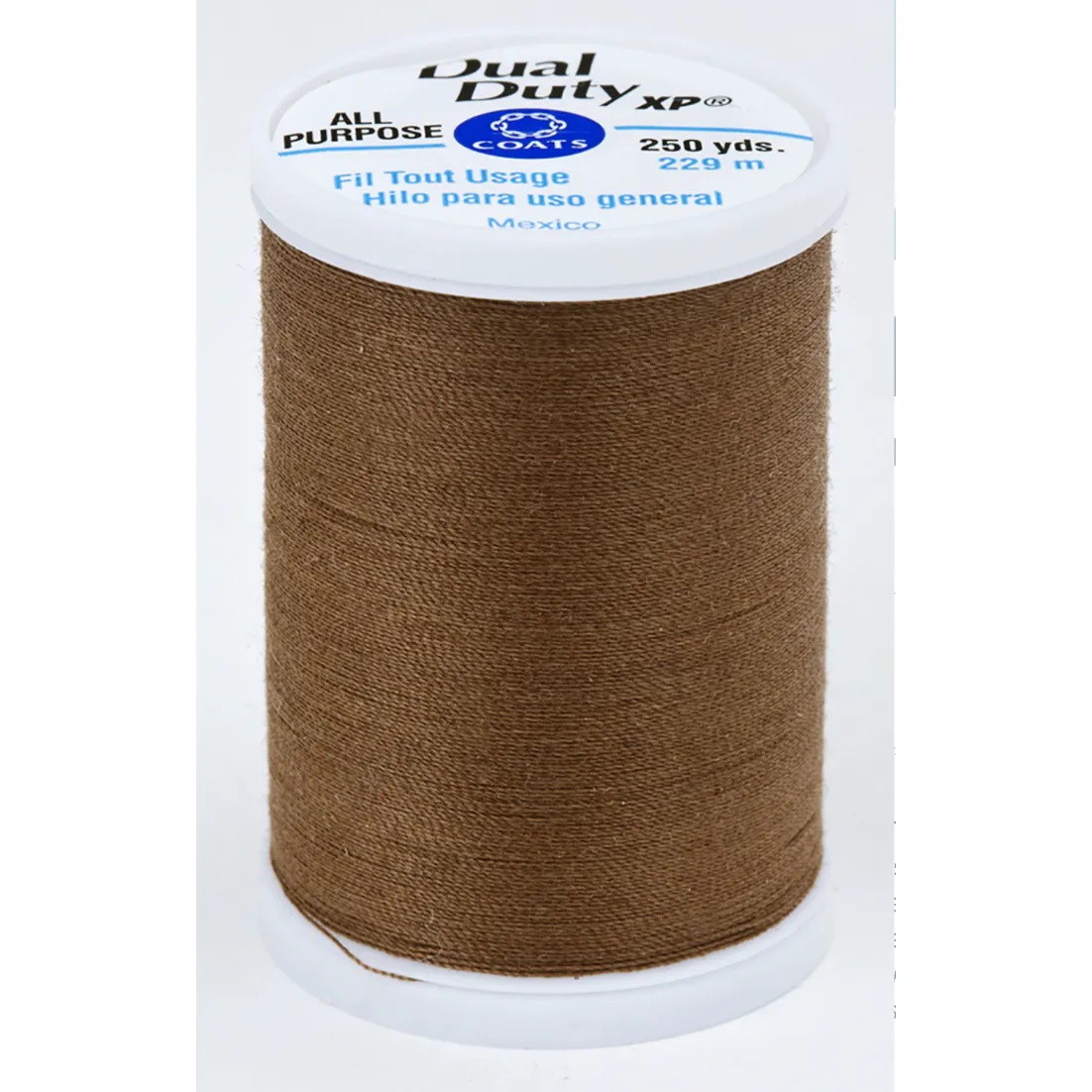 Coats & Clark Dual Duty Polyester Thread ~ "Summer Brown"