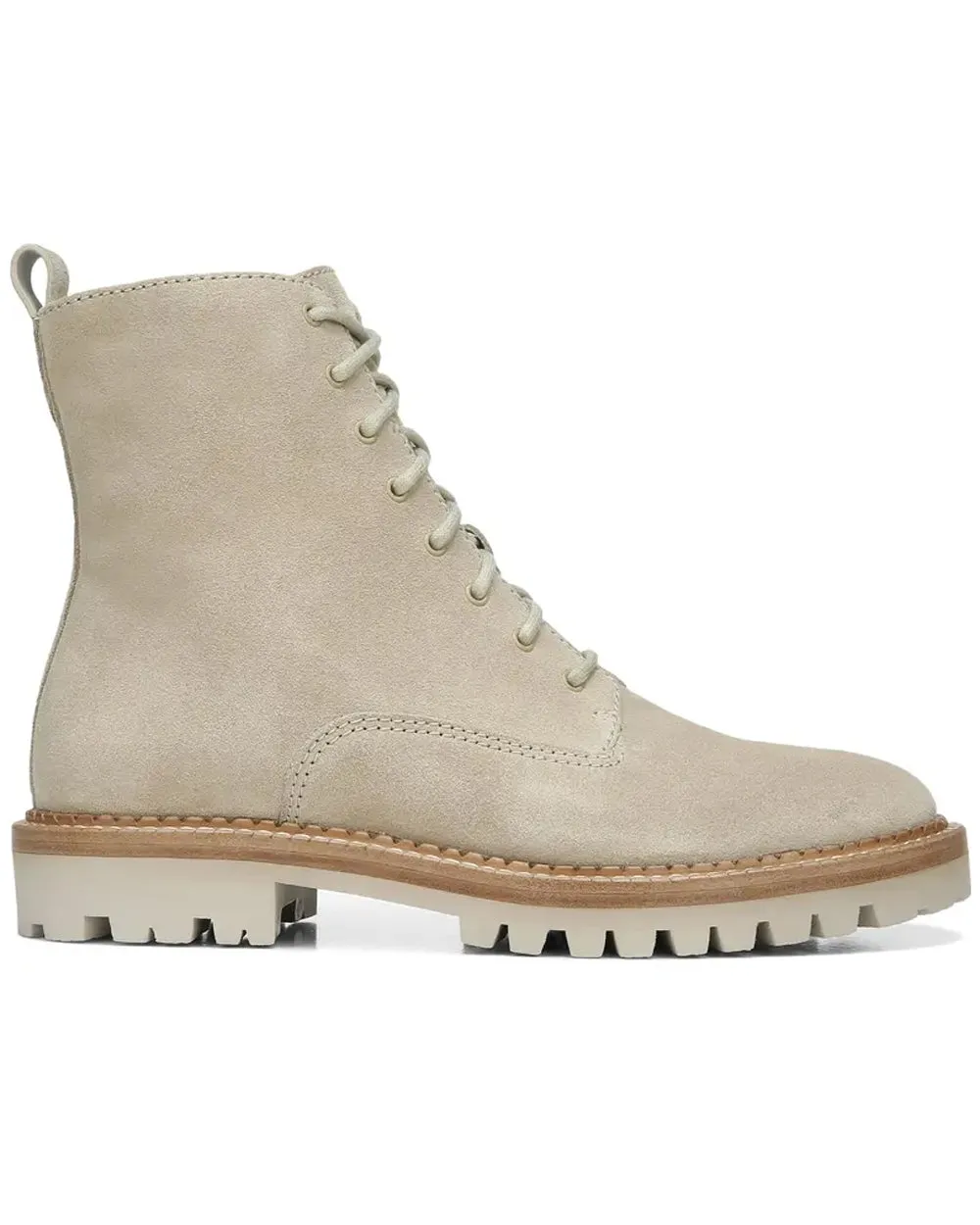 Cobblestone Suede Cabra Combat Boot