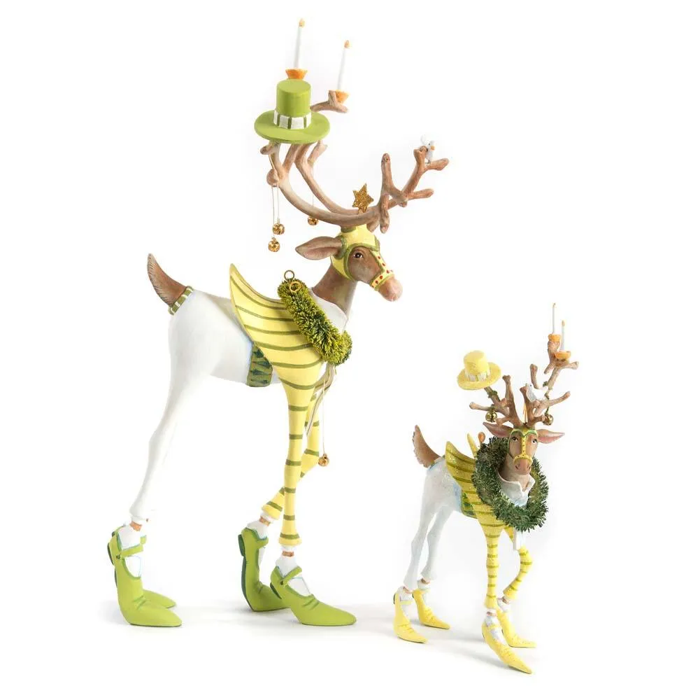 Dash Away Prancer Reindeer Figure by Patience Brewster