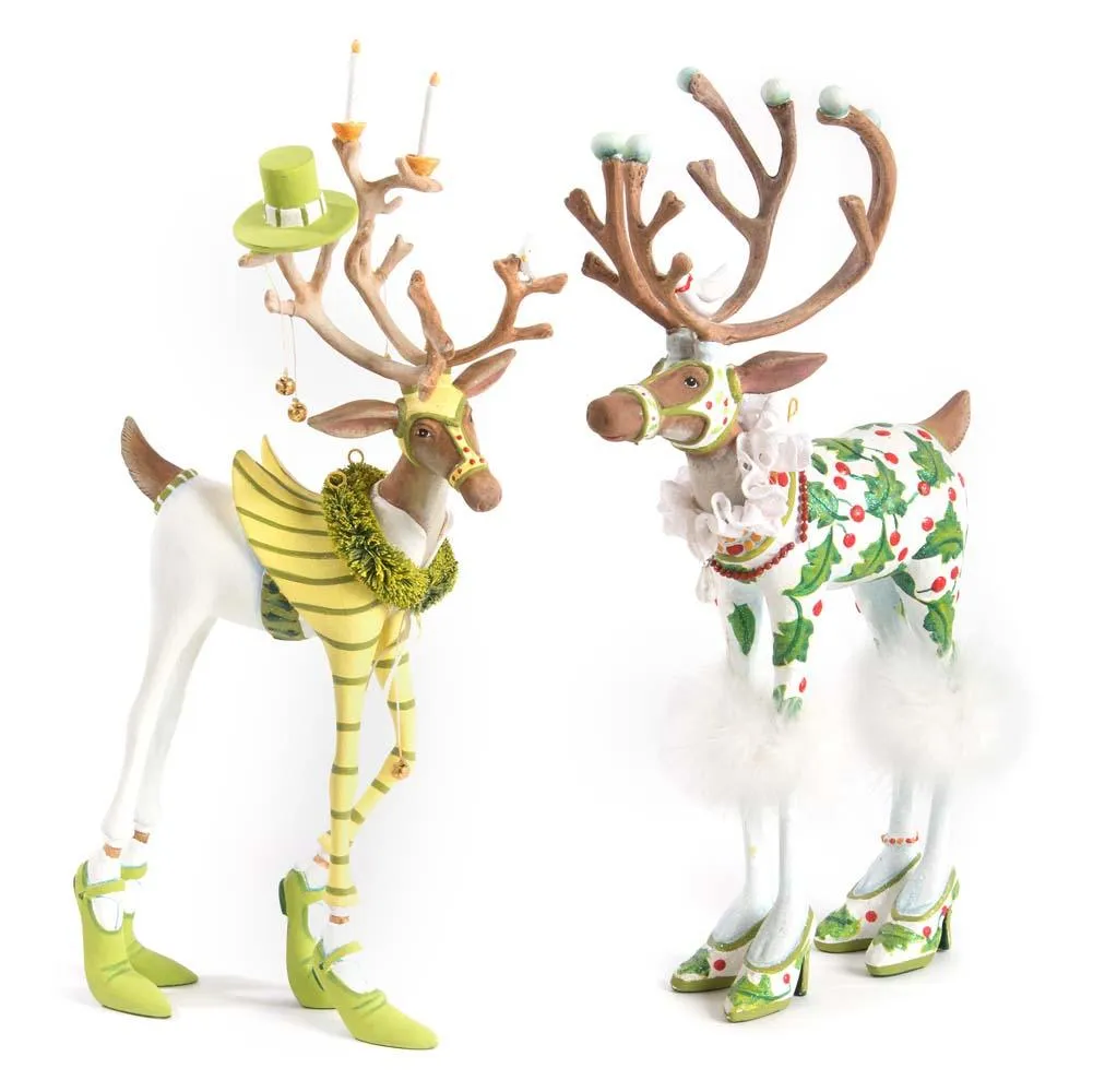 Dash Away Prancer Reindeer Figure by Patience Brewster