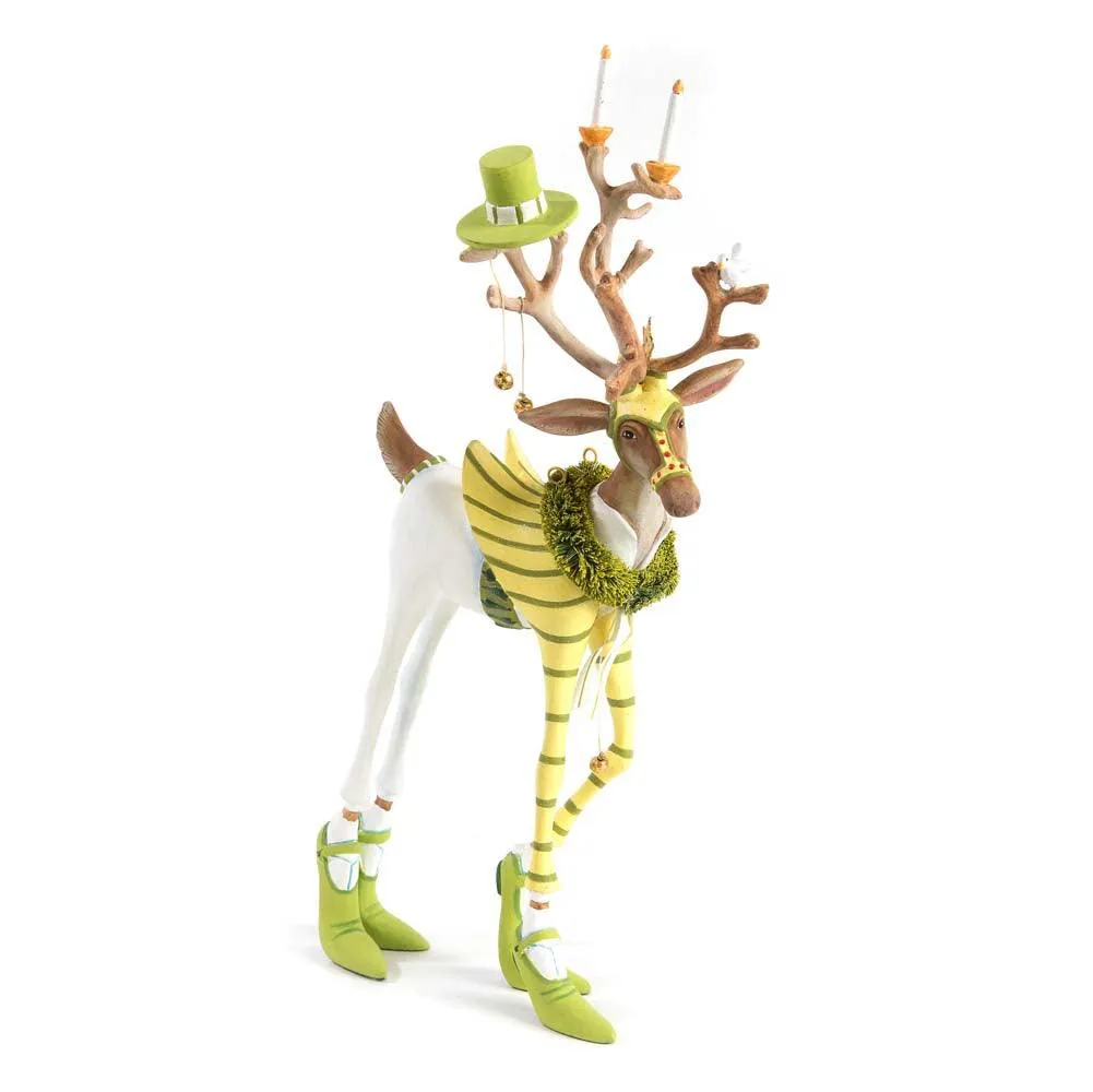 Dash Away Prancer Reindeer Figure by Patience Brewster