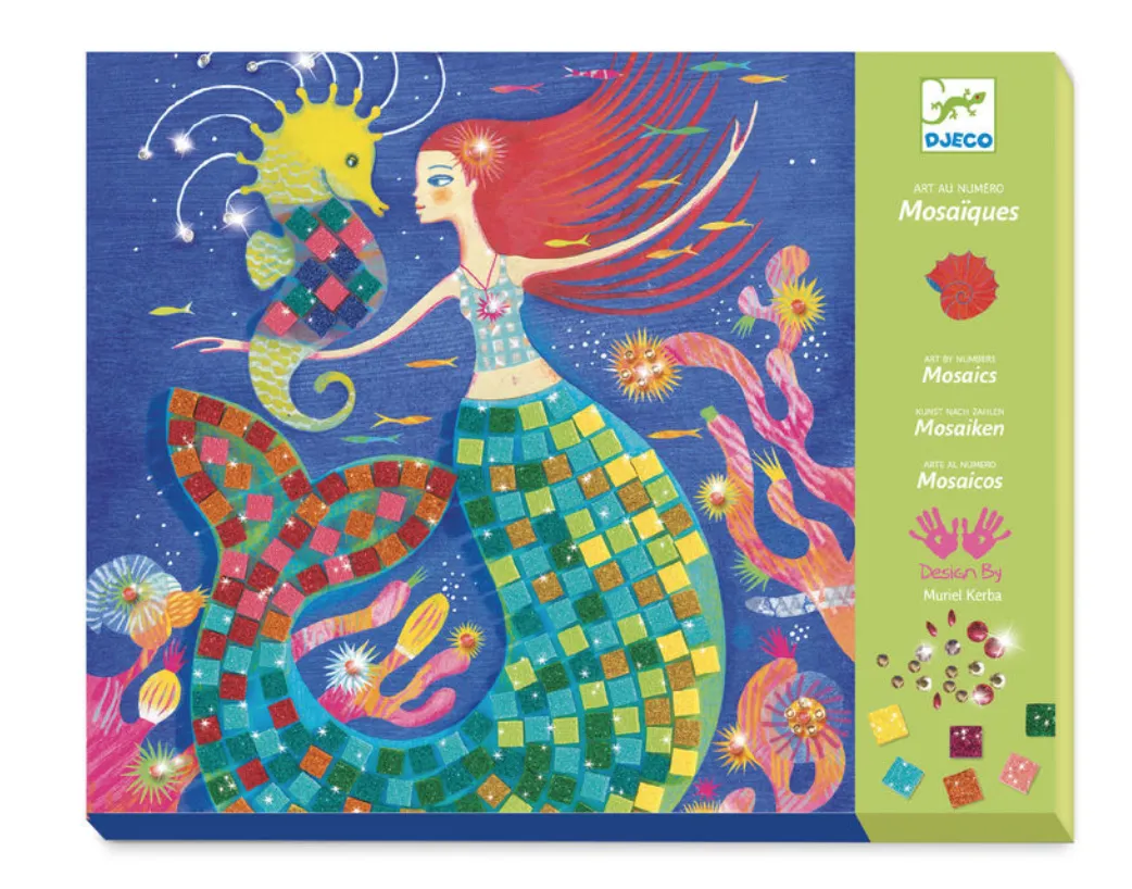 Djeco mermaid mosaic