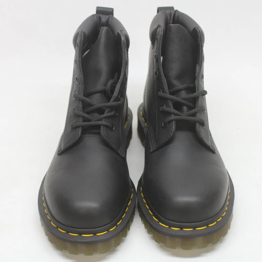 Dr. Martens 939 Ben 6 Eyelet Black Unisex Ankle Boots Leather - UK 6.5