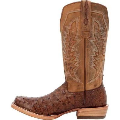 DURANGO MENS PRCA COLLECTION FULL-QUILL OSTRICH WESTERN BOOT STYLE DDB0463