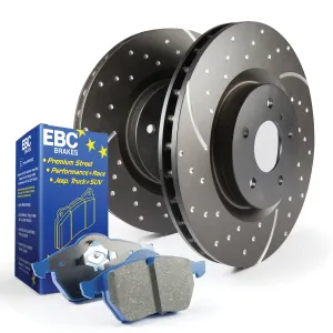 EBC Brakes S6KF1253 S6 Kits Bluestuff and GD Rotors